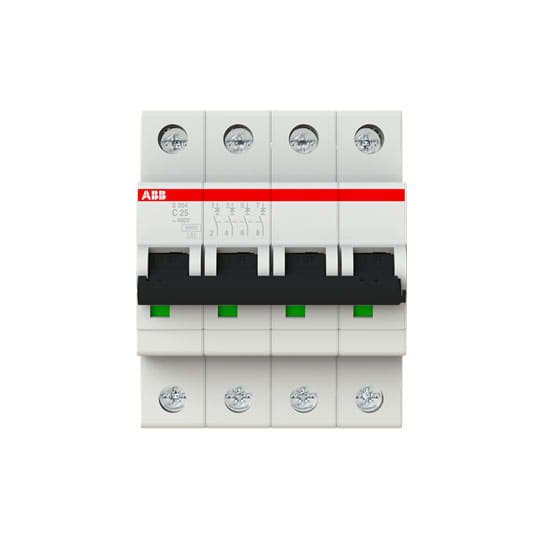 ABB SPA - ABBS529235 S204 C25 INTERRUTTORE AUTOMATICO 6KA 4P