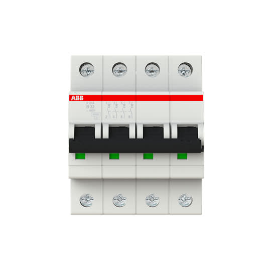 ABB SPA - ABBS529013 S204 B32 INTERRUTTORE AUTOMATICO 6KA 4P