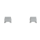 ABB SPA - ABBQAW0060P2 COMBI 2 BLOCCHI FIX CANALINE ORIZ/VERT