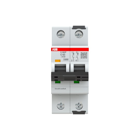 ABB SPA - ABBS302PC63 S302P C63 INTERRUTTORE AUTOMATICO 25KA 2
