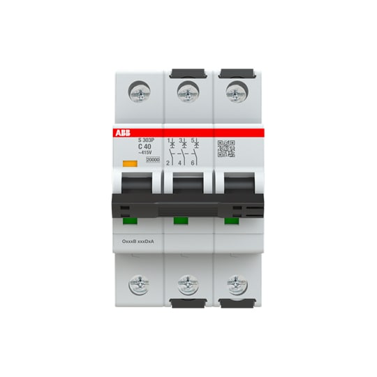 ABB SPA - ABBS303PC40 S303P C40 INTERRUTTORE AUTOMATICO 25KA 3