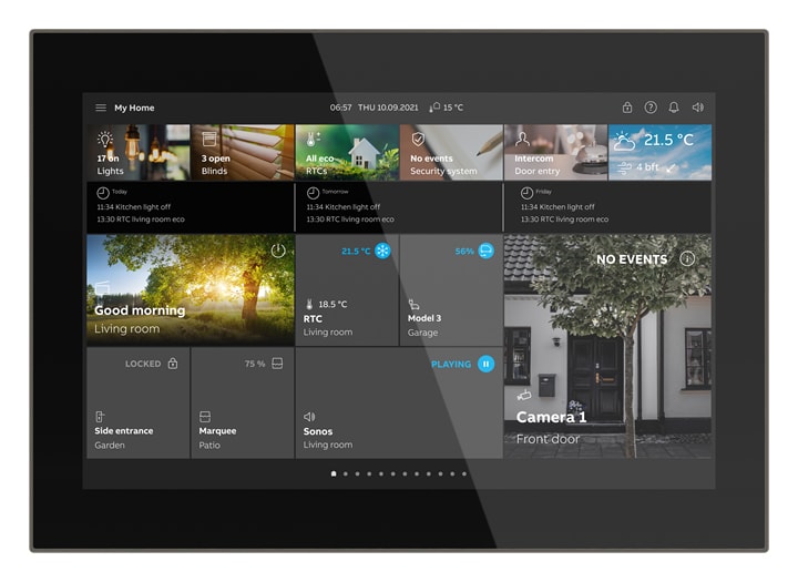 ABB SPA - ABB2TMA310051B0002 ST/U10.2.1-825 SMARTTOUCH10, NERO, GRAFI