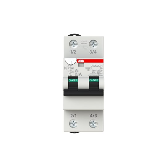 ABB SPA - ABBDS202CRC6A30 DS202CR DIFF.MAGN. 6KA 2P A C6 30MA