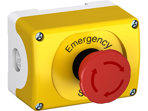 ABB SPA - ABBMEPY11040 CUSTODIE IN PLASTICA A 1 FORO CON PULSAN