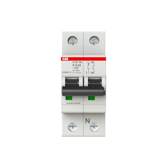 ABB SPA - ABBS531825 S201 NA K 0,5 INTERRUT.AUTOMATICO 6KA 1P