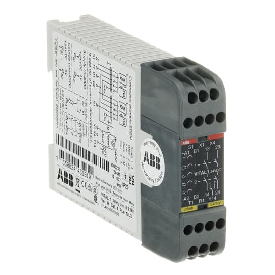 ABB SPA - ABB2TLA020052R1000 VITAL 1 MODULO DI SICUREZZA DINAMICO 24