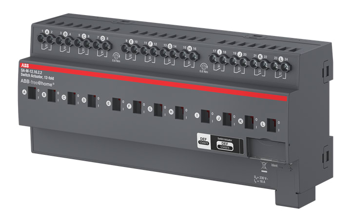 ABB SPA - ABB2CDG510027R0011 SA-M-12.16.2.2 ATTUATORE 12 CANALI16A MD