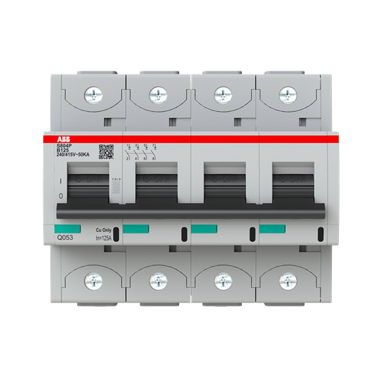 ABB SPA - ABBS804PB125 S804P-B125 INT.MAGNETOTERMICO 50KA 4P