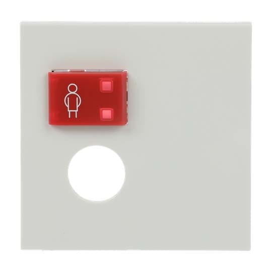 ABB SPA - ABB2CSH240795R2014 88881L3N PLACCA PULS ROSSO 1 FORO ANTIB.