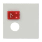 ABB SPA - ABB2CSH240795R2014 88881L3N PLACCA PULS ROSSO 1 FORO ANTIB.