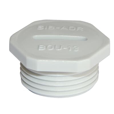 ABB SPA - ABBG4825210 TAPPO ESAGONALE M25 PA6 RAL7035