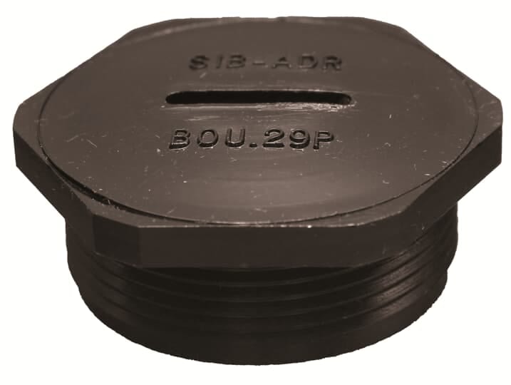 ABB SPA - ABBG4832220 TAPPO ESAGONALE M32 PA6 RAL9005