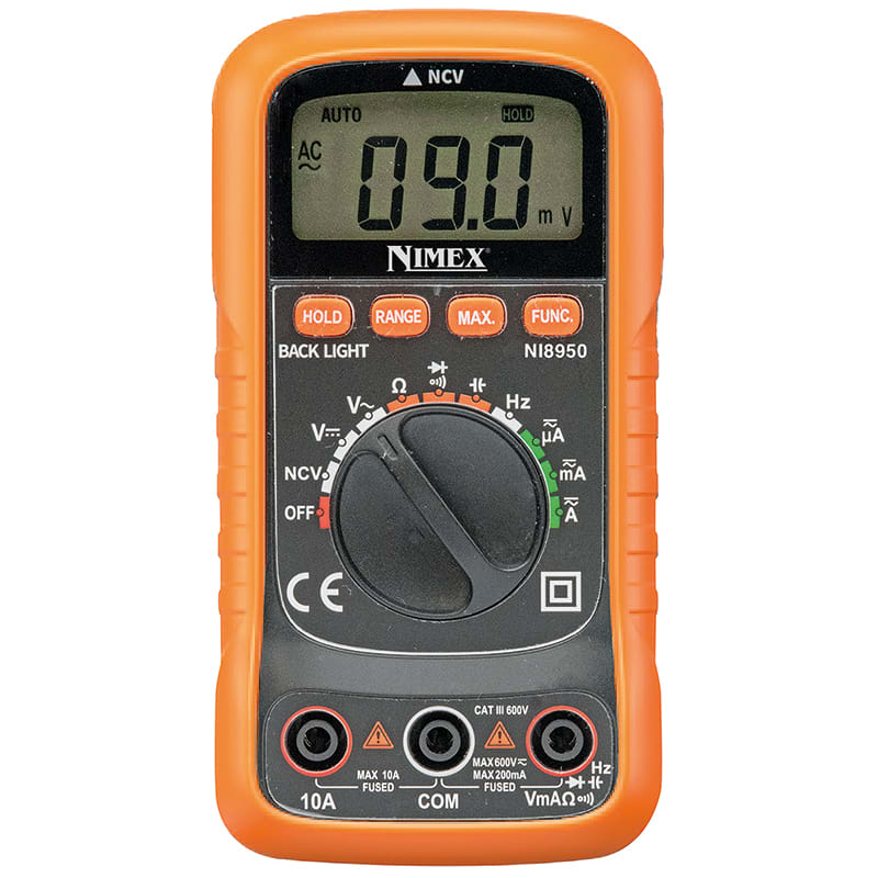 ELCART DISTRIBUTION - ERT090895000 MULTIMETRO TASC. AUTORANGE NI8950