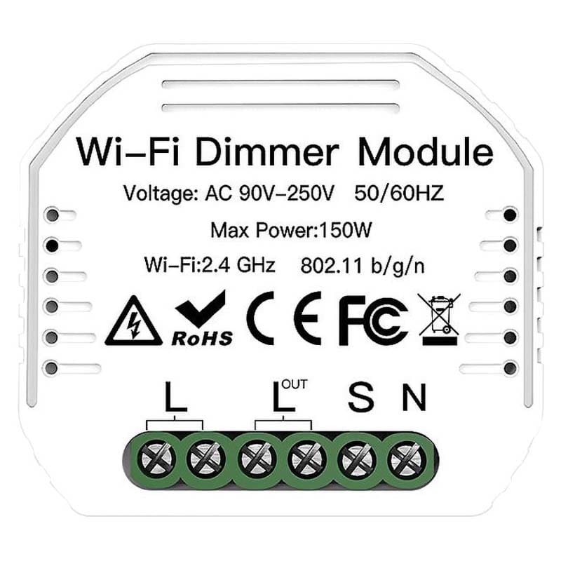 ELCART DISTRIBUTION - ERT360530400 RELE CONTROLLO LUCI TUYA DIMMER
