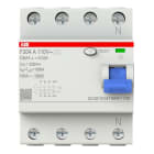ABB SPA - ABBF204A10030V1 F204 A 100A 30MA INT.DIFF. 4P 110 V