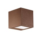 ROSSINI - RSSA.122-MA-LED-F APPLIQUE BIEMISSIONE QUADRATA MARRONE LE