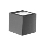 ROSSINI - RSSA.124-AN-LED-C APPLIQUE BIEMISSIONE QUADRATA ANTRACITE