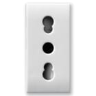 AVE - AVE441006/15TS PRESA BIPASSO 2P+T 10/16A DOMUS 1M