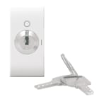 AVE - AVE441075 PULSANTE CHIAVE 2P NA 10A DOMUS 1M