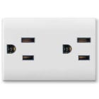 AVE - AVE441098T2/3 DOPPIA PRESA USA 2P+T 15A DOMUS 3M