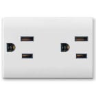 AVE - AVE441098T2/3 DOPPIA PRESA USA 2P+T 15A DOMUS 3M