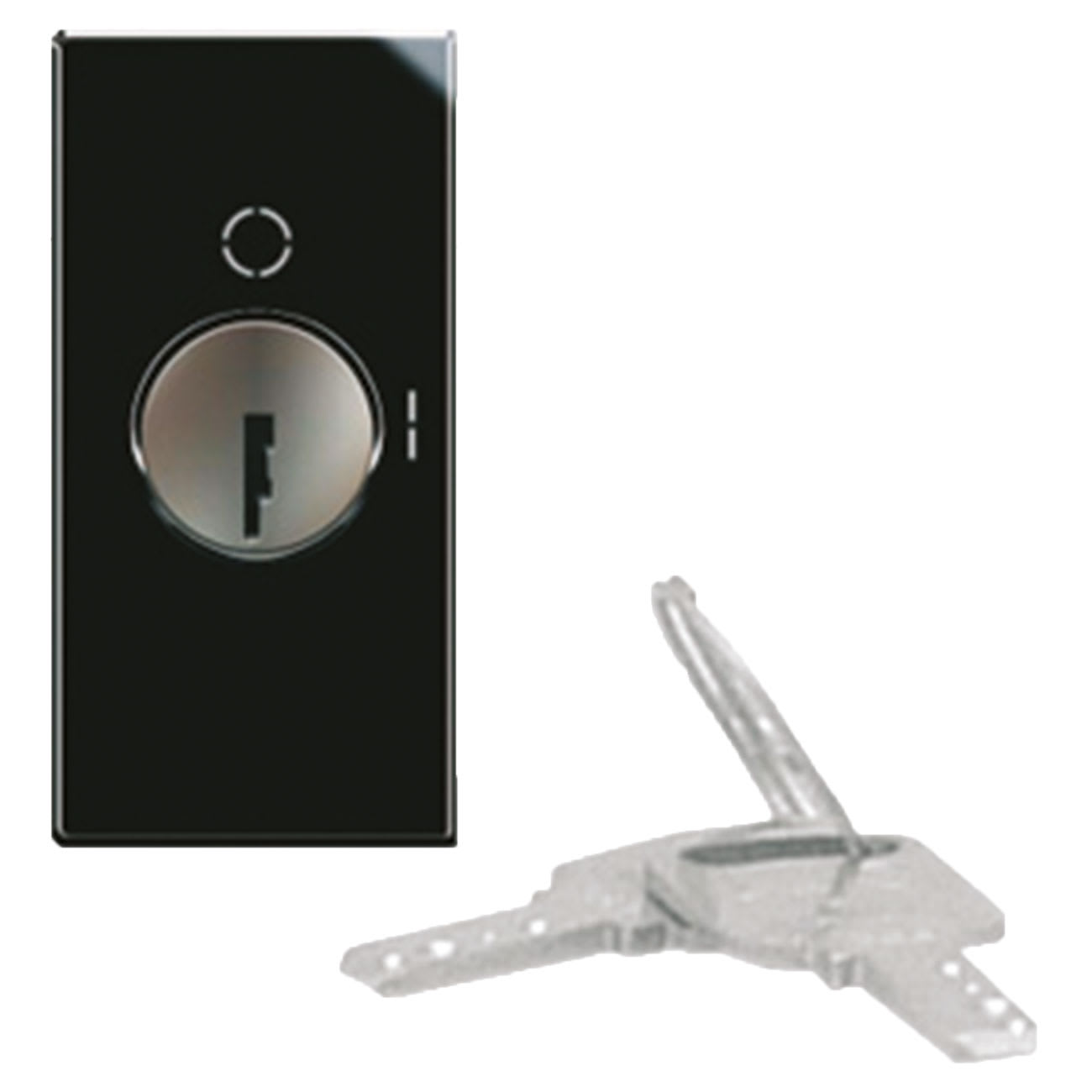 AVE - AVE442075 PULSANTE CHIAVE 2P NA 10A LIFE 1M