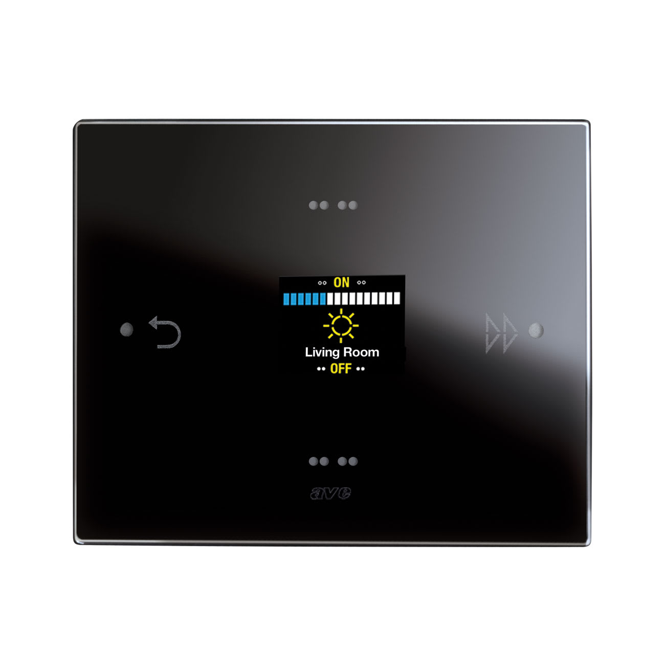 AVE - AVE442KNXMF-NAL ROOM CONTROLLER KNX VETRO NERO