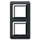 AVE - AVE44P34NAL PLACCA TECN.44 NERO CORN.CROMO 2+2M