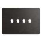 AVE - AVE44PAN04ANS PLACCA NEW STYLE ALLUM.ANTRAC. 4COM