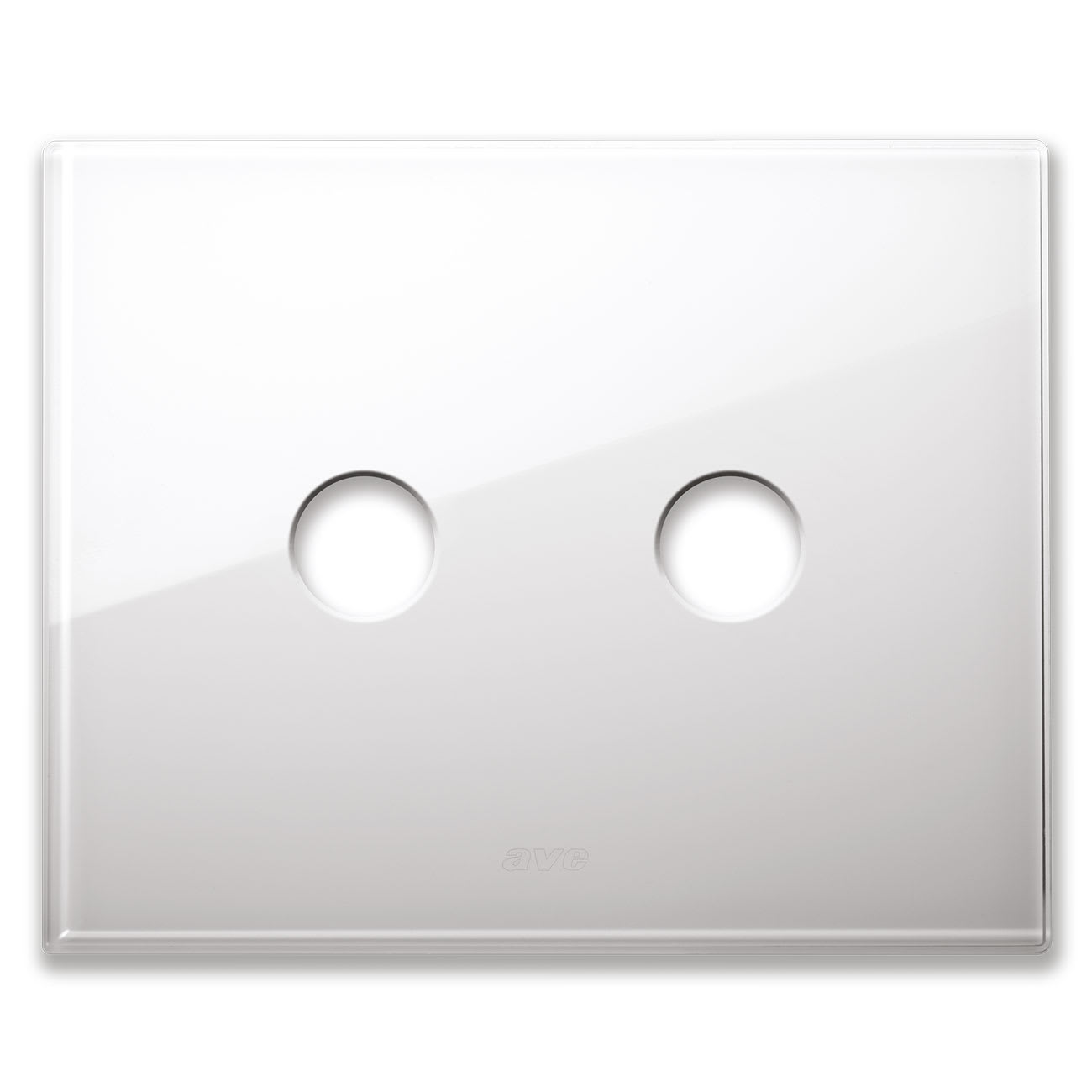 AVE - AVE44PVN02BL PLACCA NEW STYLE VETRO BIANCA 2COM