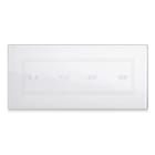 AVE - AVE44PVTC04BL PLACCA VERATOUCH BIANCA 4COM