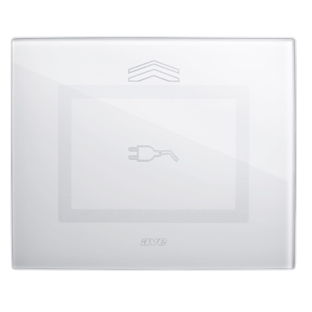 AVE - AVE44PVTCS3BL PLACCA TOUCH VETRO S44 BIAN.SPINA3M
