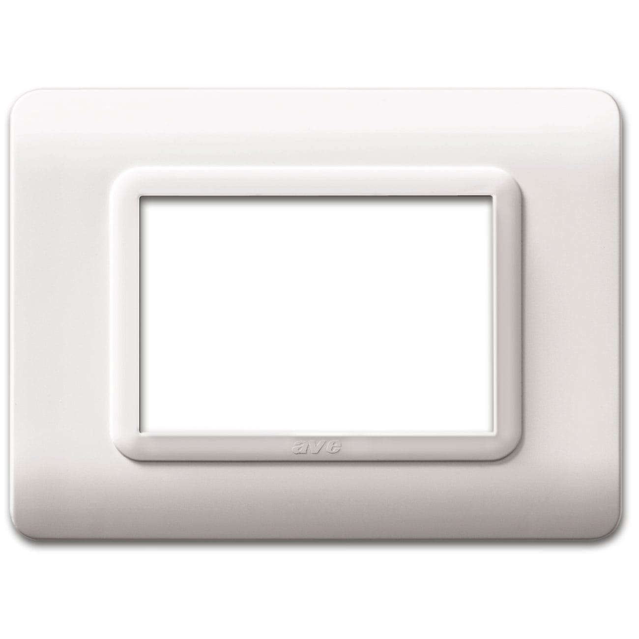 AVE - AVE44PY03B PLACCA TECN.44 BIANCO RAL9010 3M
