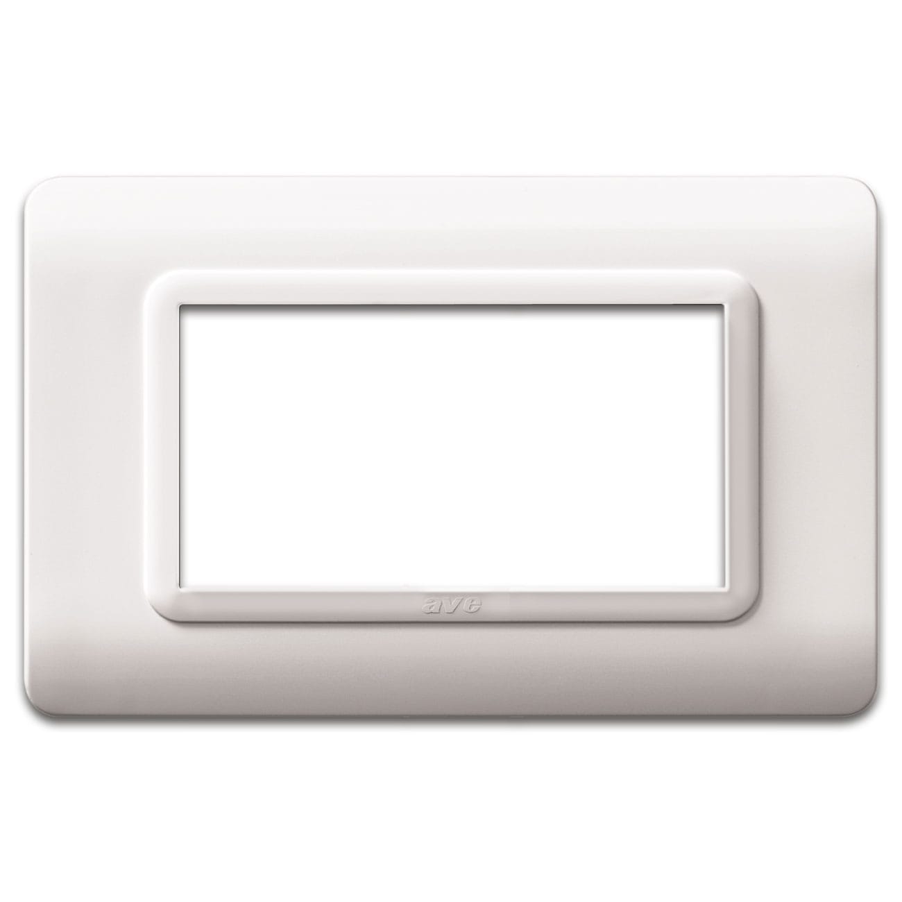 AVE - AVE44PY04B PLACCA TECN.44 BIANCO RAL9010 4M