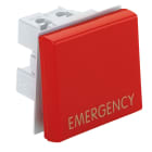 AVE - AVE45105R PULSANTE NA+NC TASTO LARGO ROSSO