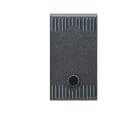 AVE - AVE45305G PULSANTE NA CON GEMMA ILLUM.NOIR