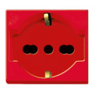 AVE - AVE45B90/15TSR PRESA UNEL BIPASSO 2X10/16A+T-ROSSA
