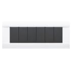 AVE - AVE45P06BG PLACCA RAL45 LUCIDA 6MOD.BANQUISE