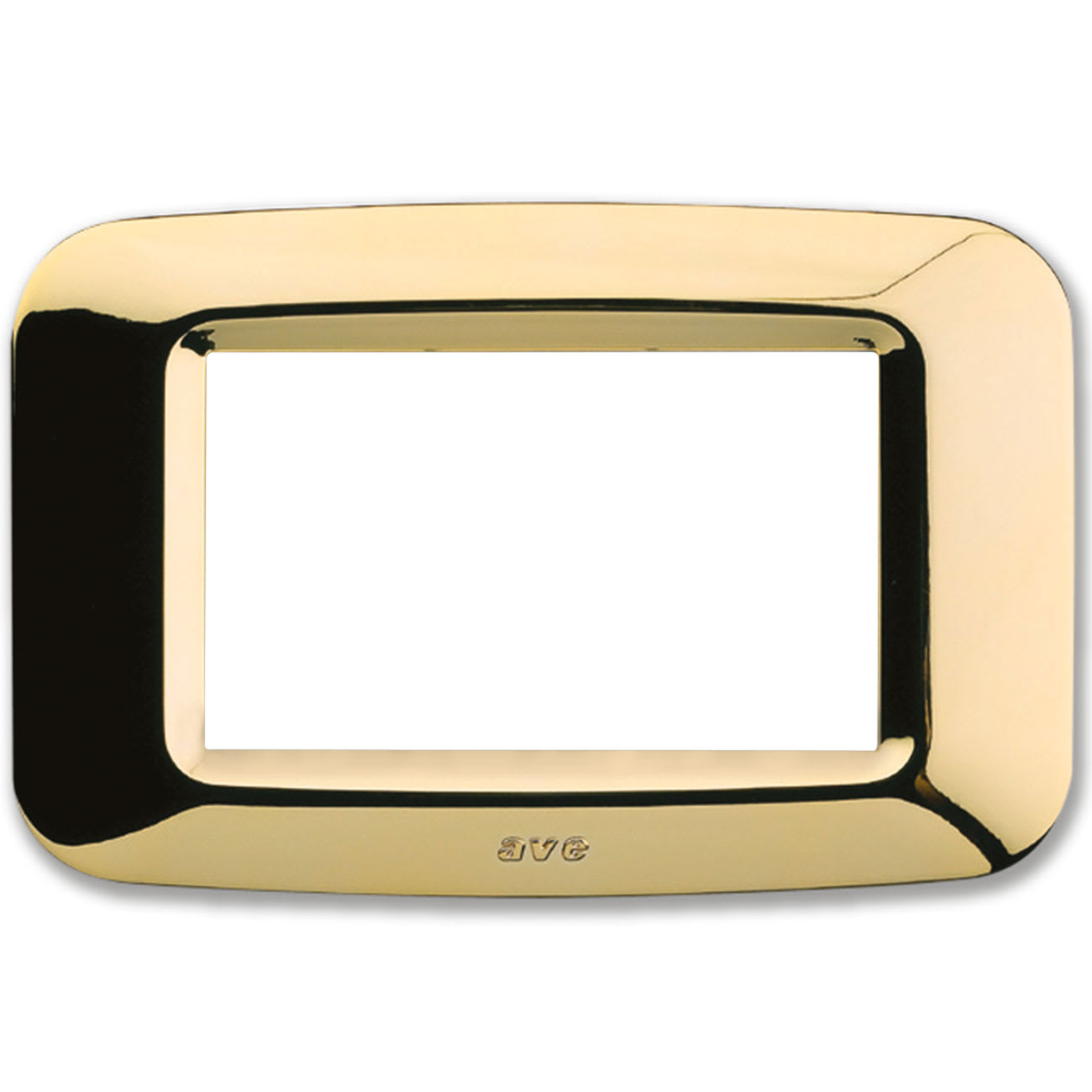 AVE - AVE45PY03OT PLACCA YES TECNOP. 3 MOD.OTTONE