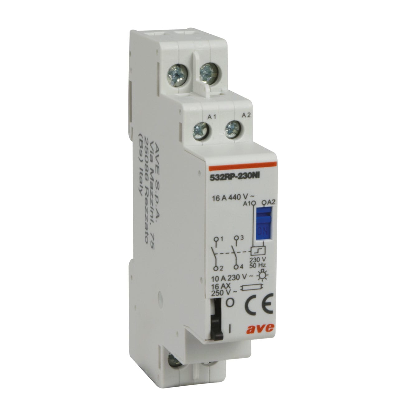 AVE - AVE532RP-230NI RELE PASSO-PASSO 16A 2NA T.B230V 1M
