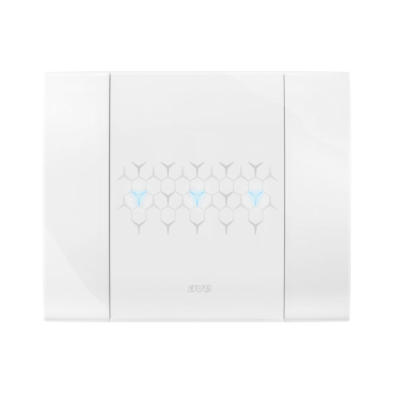 AVE - AVE44PSMTC3B PLACCA SMART44 TOUCH METAL.BIANCO3M