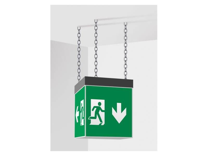 LINERGY SRL - LENA040 KIT SOSPENSIONE A SOFFITTO QUBE