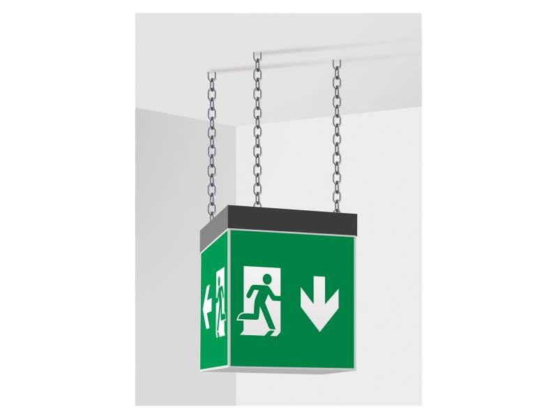 LINERGY SRL - LENA040 KIT SOSPENSIONE A SOFFITTO QUBE