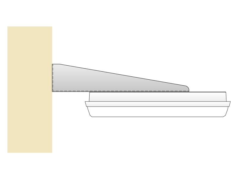 LINERGY SRL - LENA047 STAFFA PER FISSAGGIO A BANDIERA