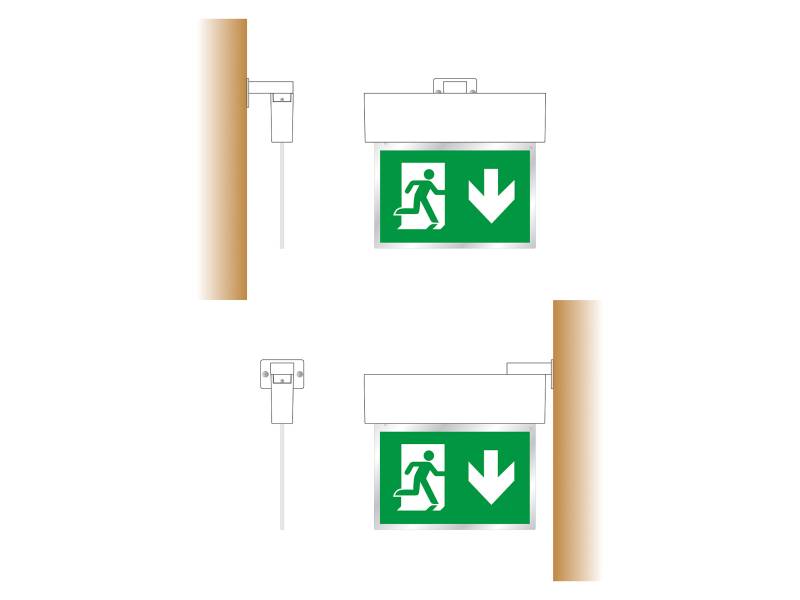 LINERGY SRL - LENA093 STAFFA BIANCA FISSAG. MURO+BANDIERA ORIO