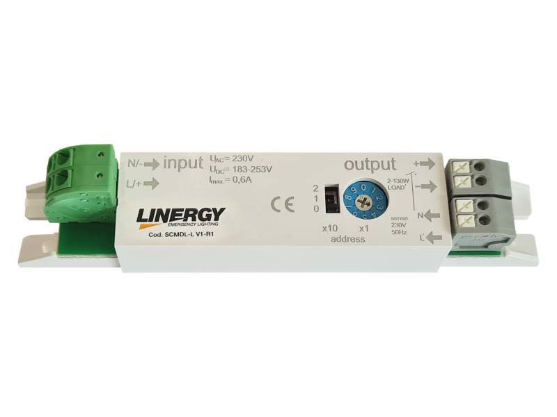 LINERGY SRL - LENA104 MODULO MONITORAGGIO APPARECCHI EMERGENZA