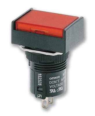 OMRON - OMRA165LJW-16005000 PULSANTE- COPRITASTO RETTANG. BIANCO.IP6