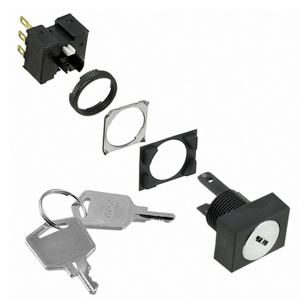 OMRON - OMRA165KJ2M-1606630 PULSANTE- CORPO SELETTORE A CHIAVE. RETT