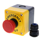 OMRON - OMRA22EM11B PULS.22,A22E,EMERGENZA40MM,2NC1NO,E.SCAT