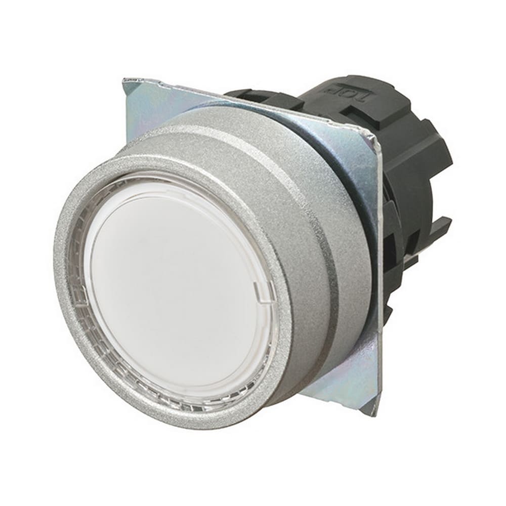 OMRON - OMRA22NZMNMTWA pulsante- Piatto. luminoso.momentaneo. bian